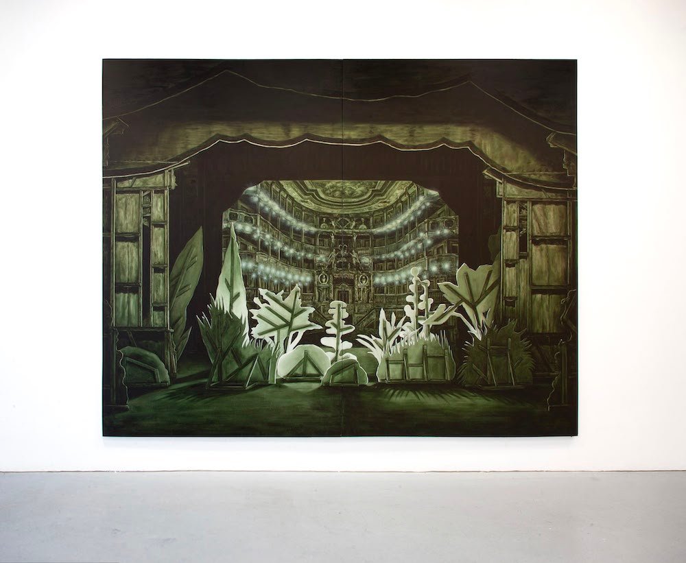 Ernesto Crespo García el gran teatro 235x300cm 2025