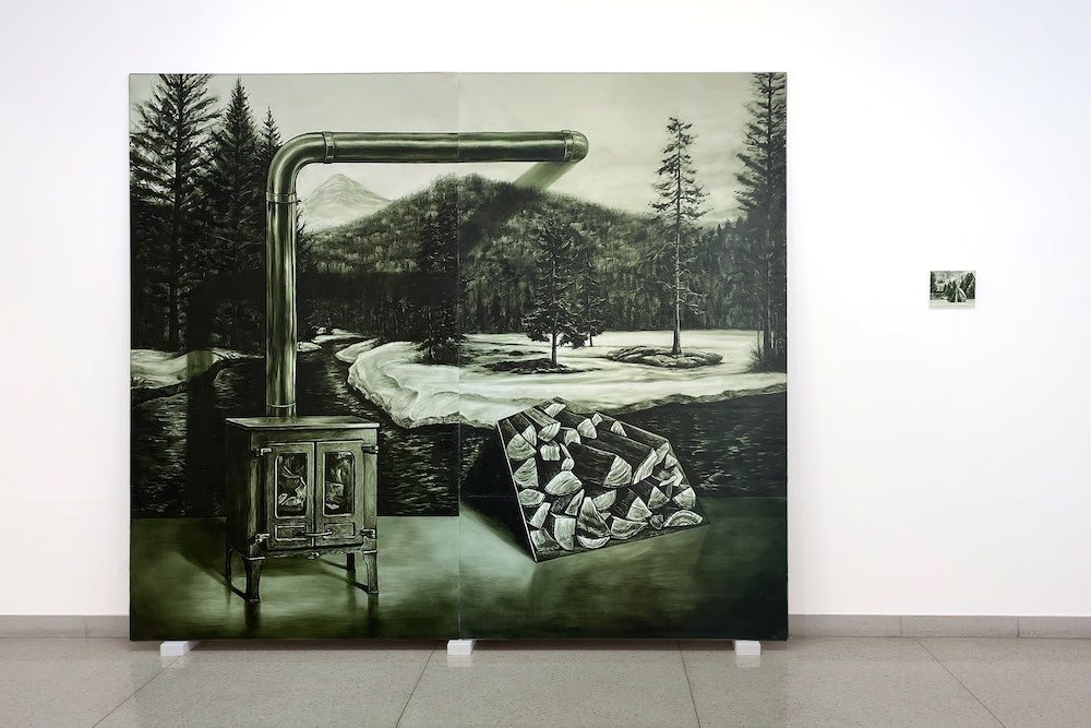la estufa 230 x 275cm, 2024